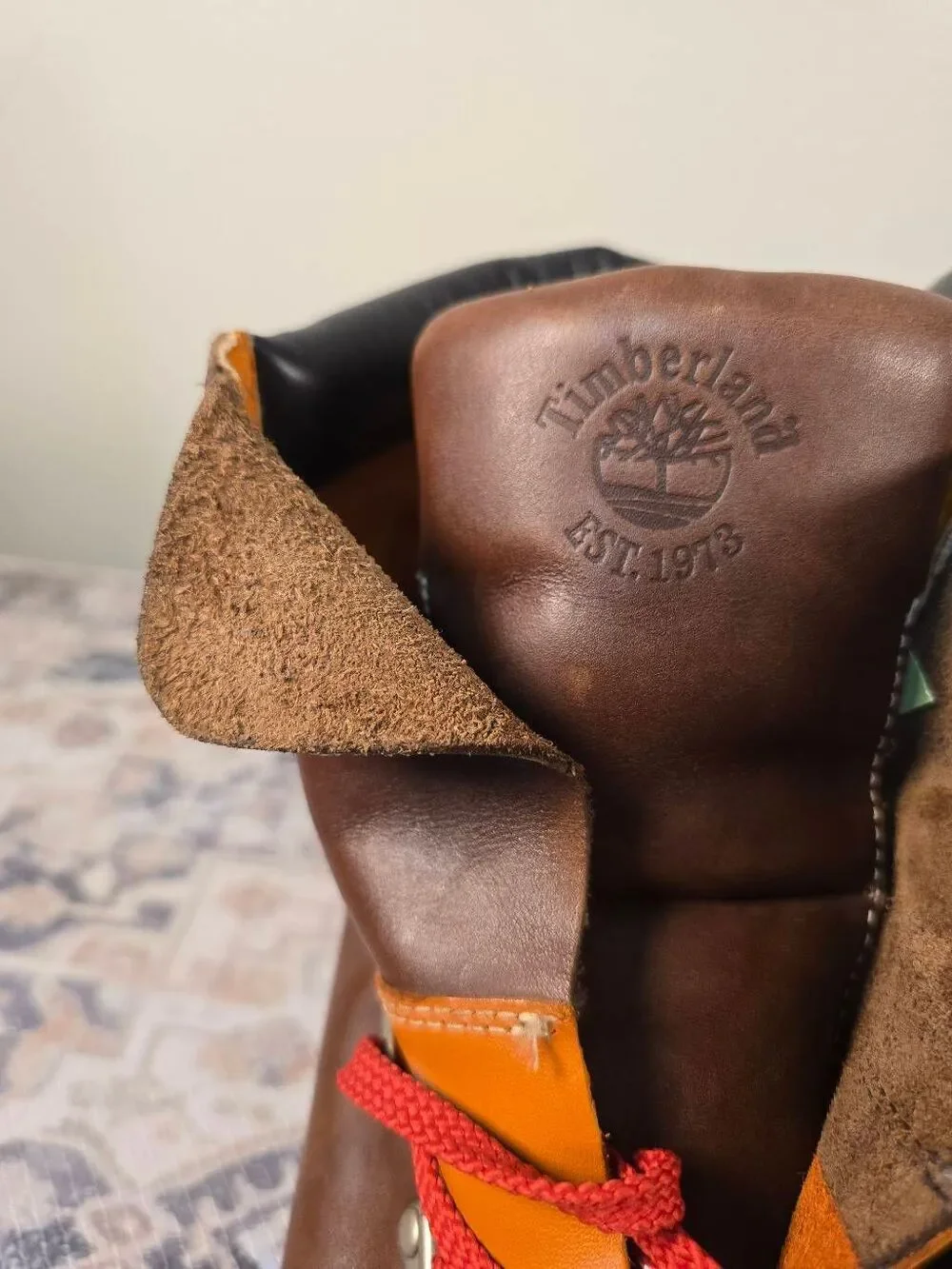 Vintage Timberland 1978 Hiker Super Boot USA Vibram Sole Men’s Size 12